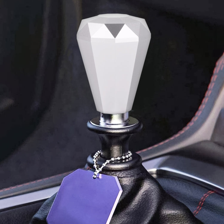 Universal Car Diamond Shape Metal Gear Shift Knob