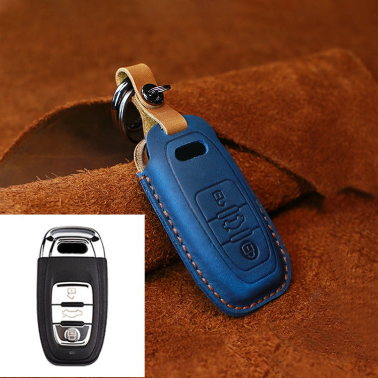 For Audi Series Car Cowhide Leather Key Protective Cover Key Case, B Version 2011-2018, For Audi,B Version, For Audi, B Version
