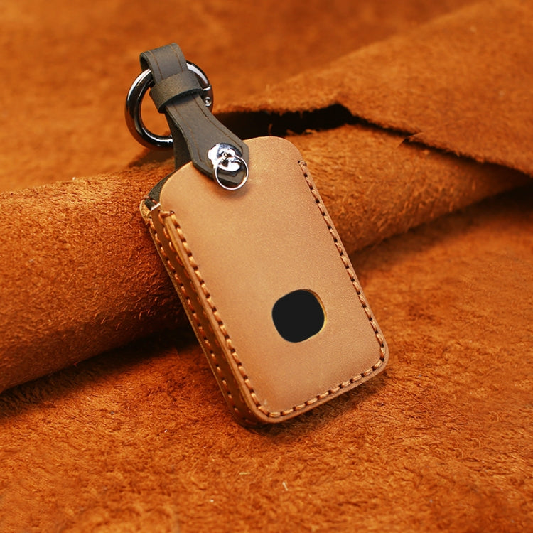 For Mazda New Style Car Cowhide Leather Key Protective Cover Key Case, For Mazda New Style