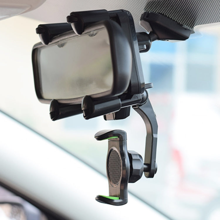 Car Rear Mirror Navigation Phone Holder