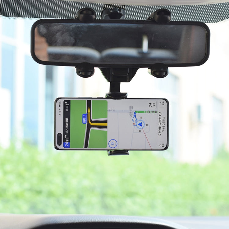Car Rear Mirror Navigation Phone Holder
