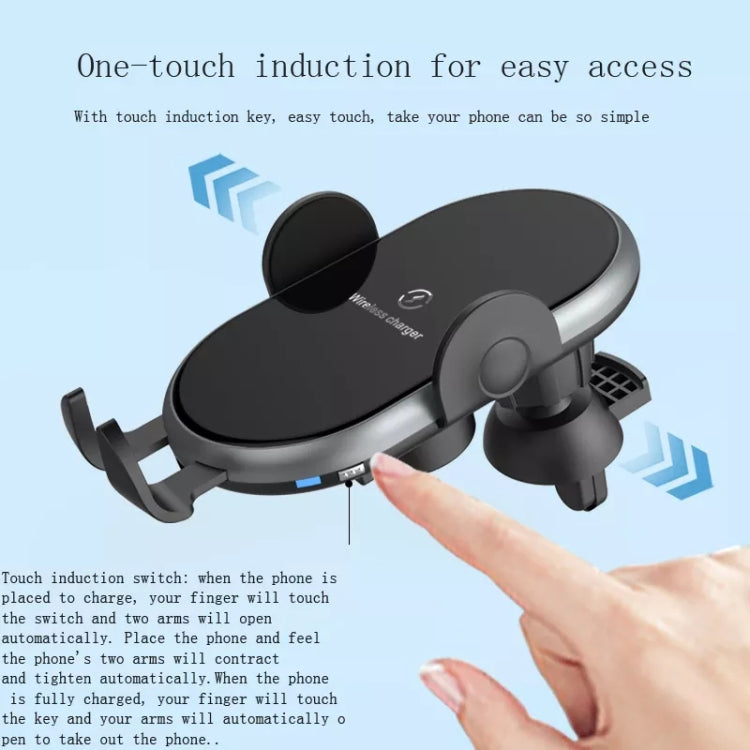 Car Smart Wireless Charger Phone Holder
