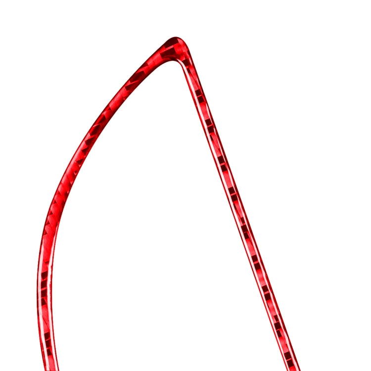 4 PCS Set for Honda CRV 2007-2011 Carbon Fiber Car Inner Handle Frame Decorative Sticker,Left and Right Drive Universal