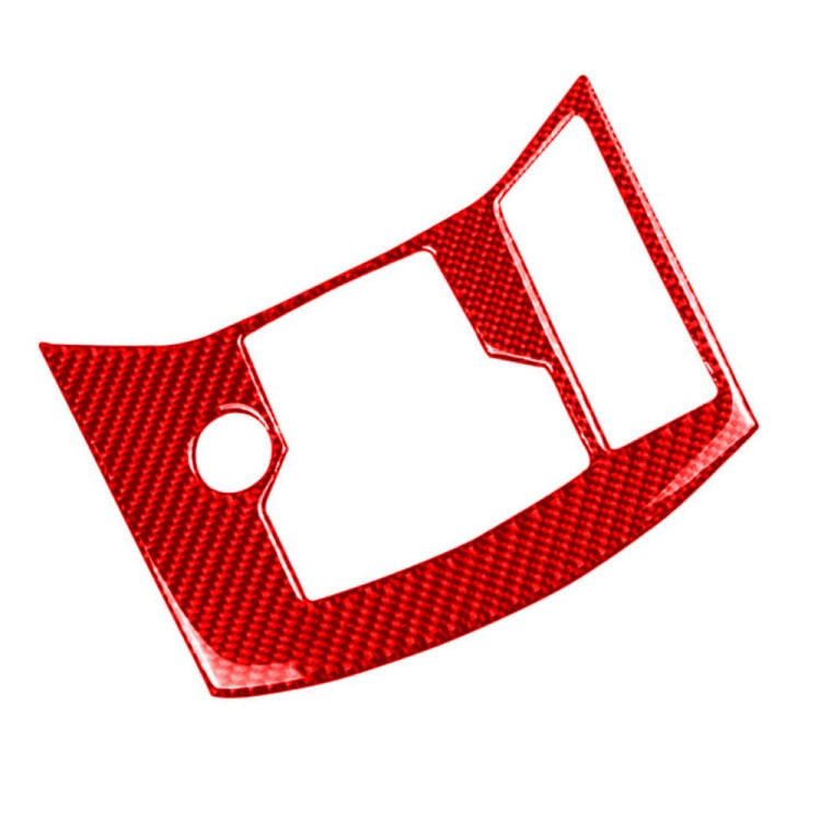 Car Carbon Fiber Handbrake Panel Decorative Sticker for Mazda CX-5 2017-2018, Right Drive