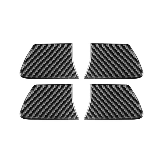 Car Carbon Fiber Inside Door Bowl Decorative Sticker for Toyota Highlander 2014-2019, Left Drive