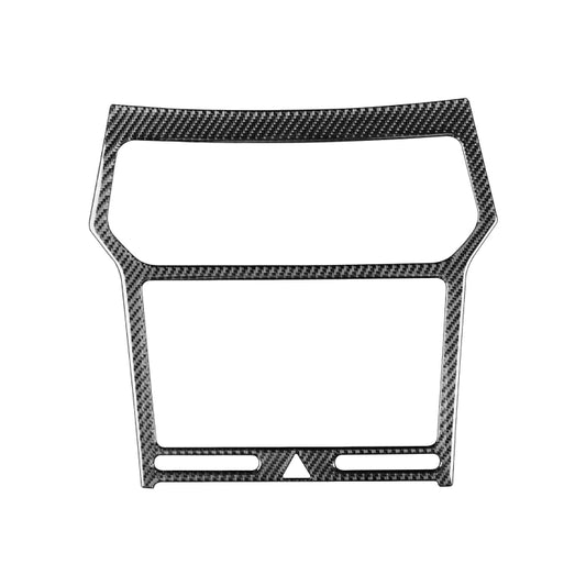 Car Carbon Fiber Navigation Panel Decorative Sticker for Ford Explorer 2016-2019, Left Drive