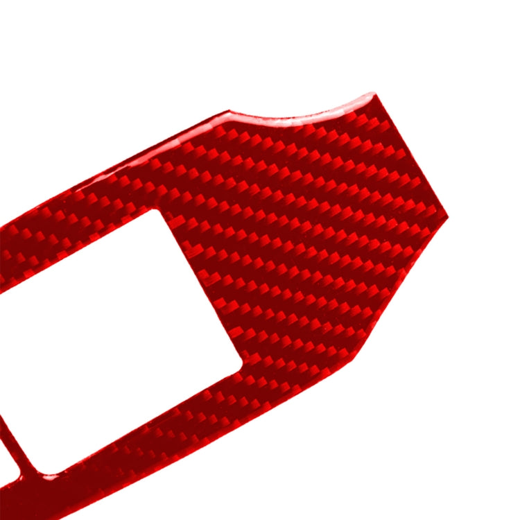 2 in 1 Car Carbon Fiber Window Lift Panel Decorative Sticker for Nissan 370Z / Z34 2009-, Right Drive Low-configured