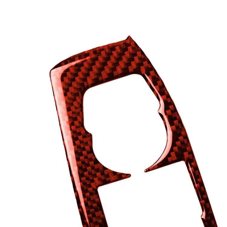 Car Carbon Fiber Window Lift Panel Decorative Sticker for Chevrolet Camaro 2017-2019, Left Drive