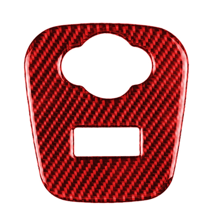 Car Carbon Fiber Cigarette Lighter Cover Decorative Sticker for BMW Mini Cooper F56 F55 F57, Left and Right Drive Universal