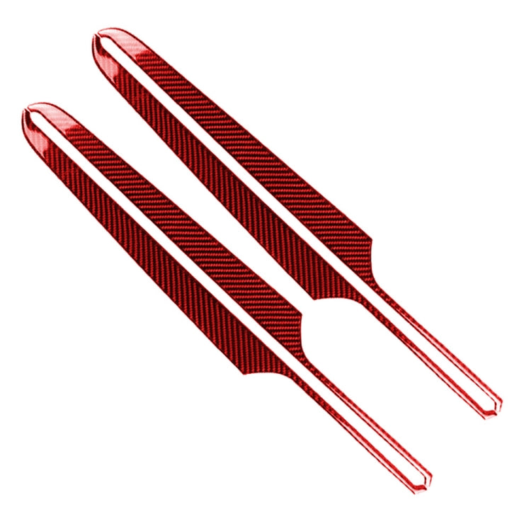 Car Carbon Fiber Door Panel Decorative Sticker for Porsche Macan 2014-2021, Left and Right Drive Universal