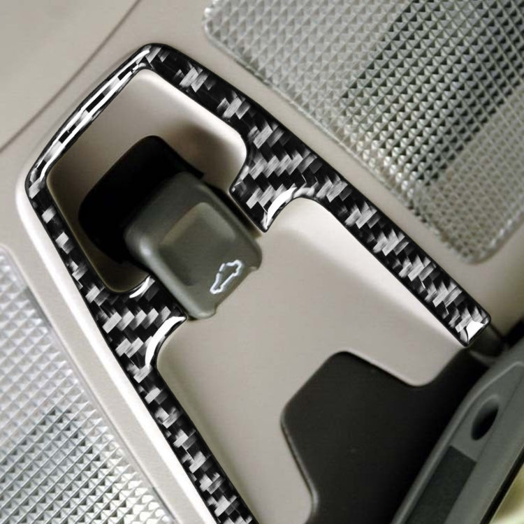 Car Carbon Fiber Reading Light A Decorative Sticker for Volvo XC90 2003-2014, Left and Right Drive Universal