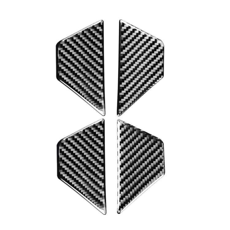 Car Carbon Fiber Inner Door Bowl Decorative Sticker for Audi A6L / A7 2019-, Left and Right Drive Universal