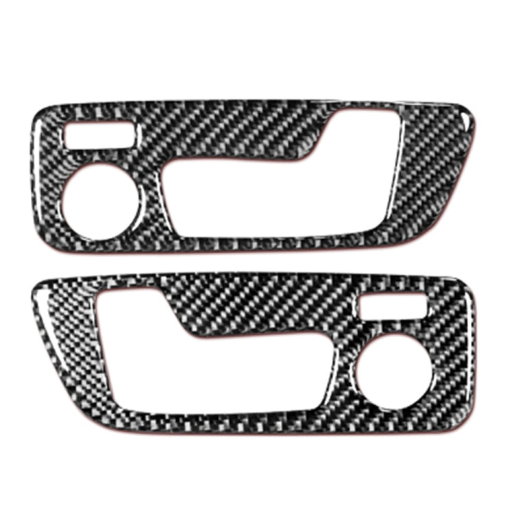 Car Carbon Fiber M High Performance Door Handle A Decorative Sticker for BMW G01 X3 2018-2020 / G02 X4 2019-2020, Left and Right Drive Universal