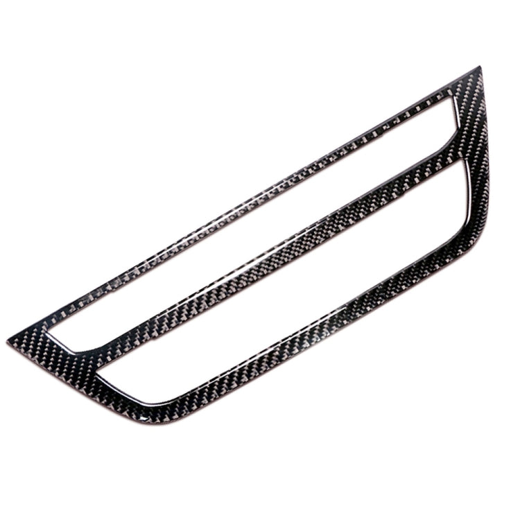 Car Carbon Fiber Air Conditioner CD Control Panel M Performance Decorative Sticker for BMW G01 X3 2018-2020 / G02 X4 2019-2020, Left and Right Drive Universal