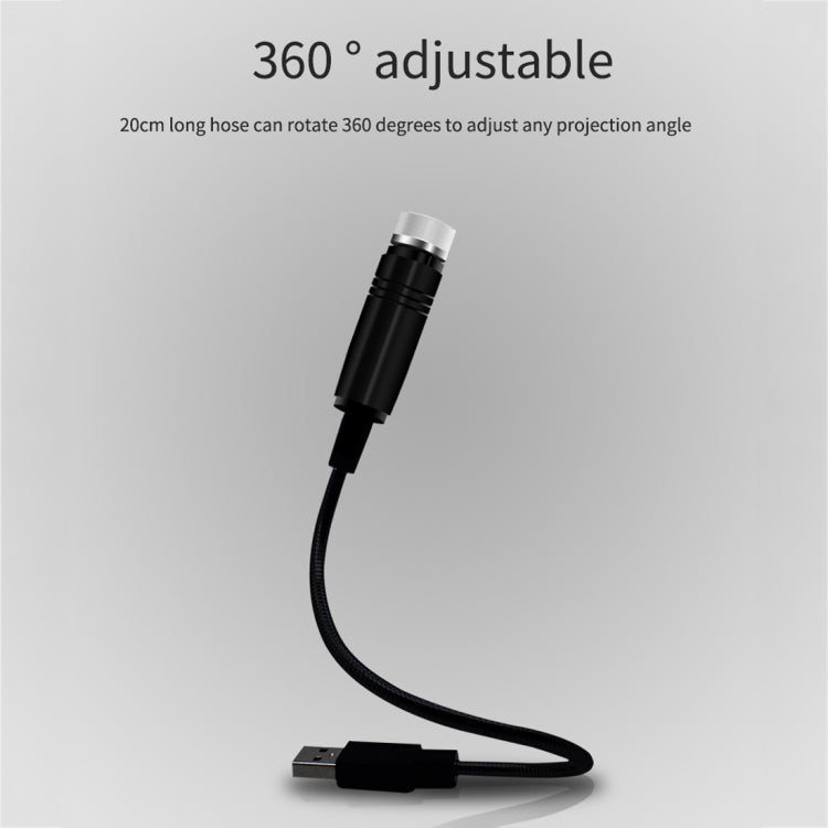 Car USB Star Dome Projector Hose Light, Constantly Bright Version