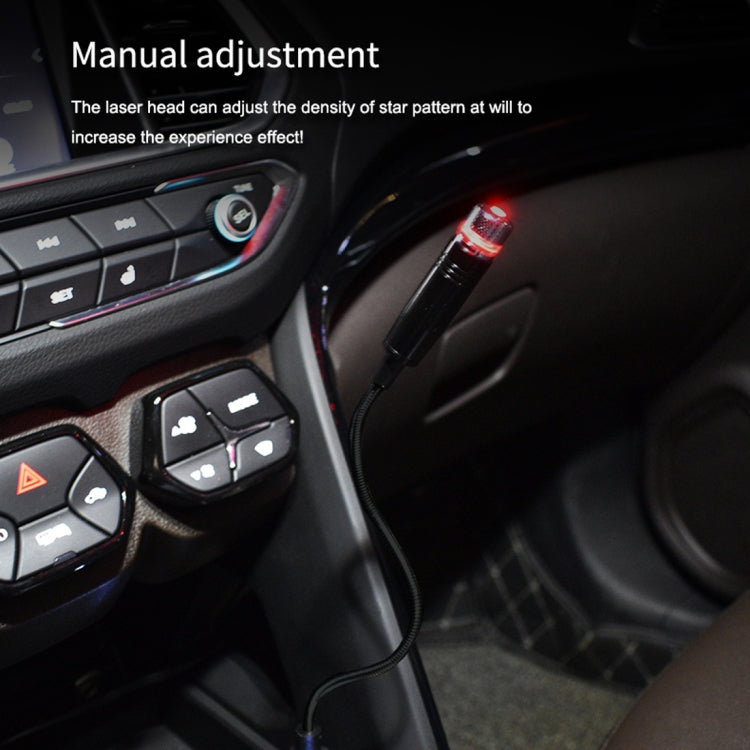 Car USB Star Dome Projector Hose Light, Constantly Bright Version