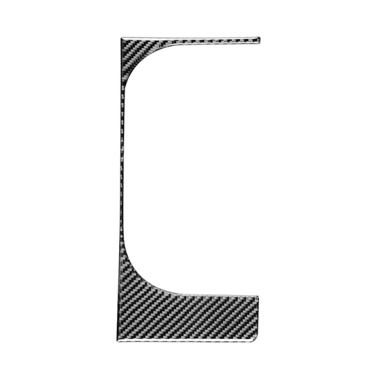 Carbon Fiber Car Cup Holder Frame Decorative Sticker for Toyota Tundra 2014-2018, Right Driving