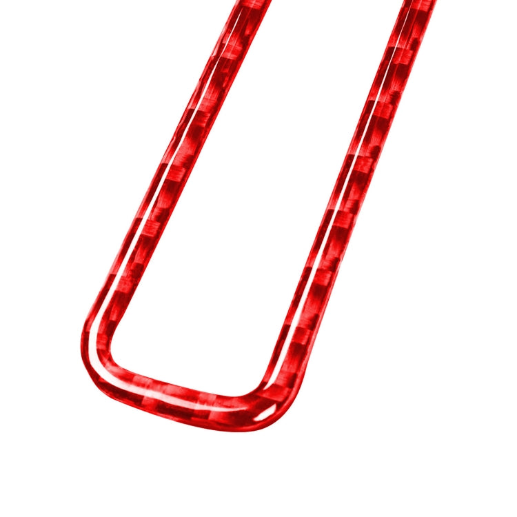 4 PCS / Set Carbon Fiber Car Door Horn + Window Air Outlet Decorative Sticker for Nissan GTR R35 2008-2016, Left and Right Driving Universal