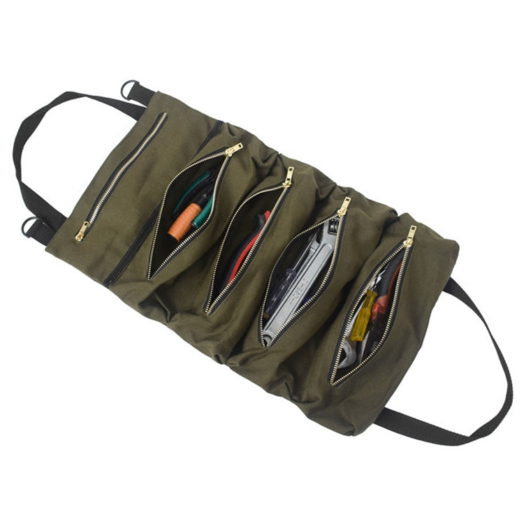 Car Auto Multi-function Canvas Storage Bag Portable Tool Bag Hanging Pocket Bag