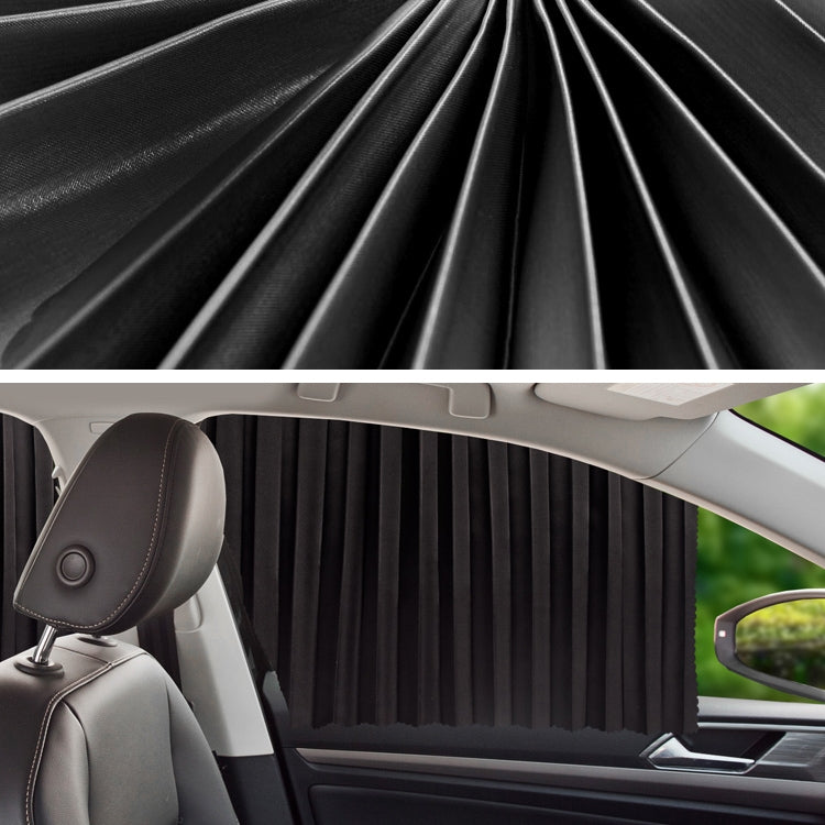 2 PCS Car Auto Sunshade Curtains Windshield Cover for the Rear Seat