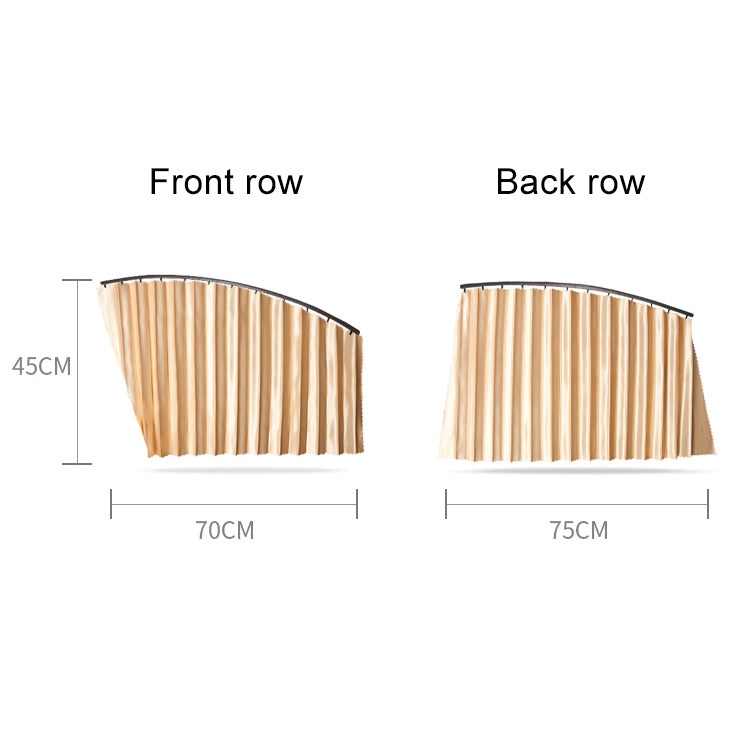 2 PCS Car Auto Sunshade Curtains Windshield Cover for the Rear Seat