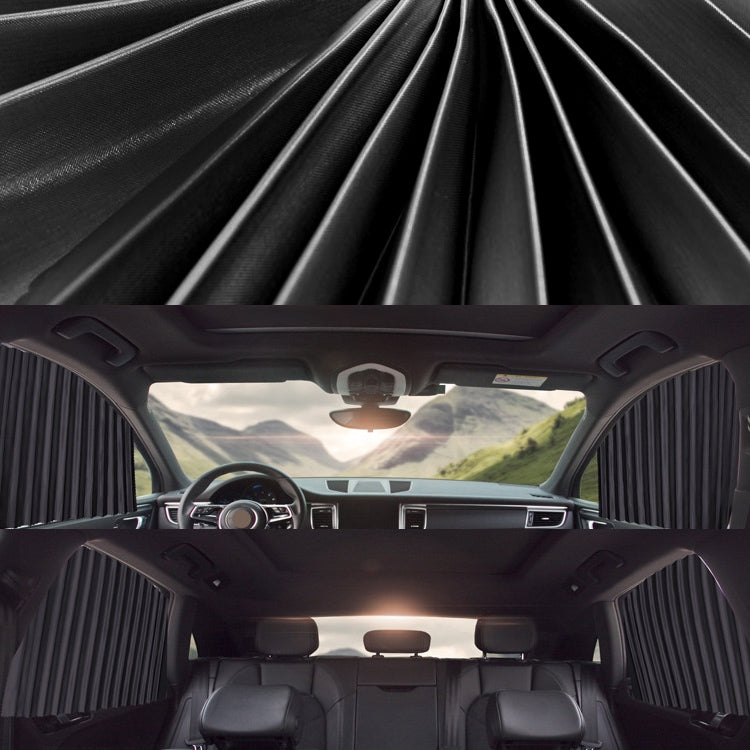 4 in 1 Car Auto Sunshade Curtains Windshield Cover Set