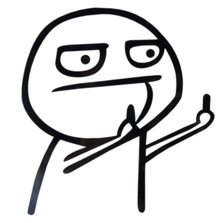 Car Cartoon Personality Decorative Sticker