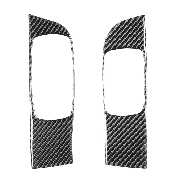 Carbon Fiber Car Window Lift Panel Decorative Sticker for Dodge Challenger 2015 to Now, Left Driving