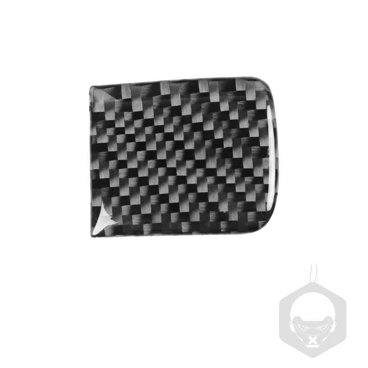 Carbon Fiber Car Co-pilot Storage Handle Decorative Sticker for Dodge Challenger 2015 to Now, Left Driving