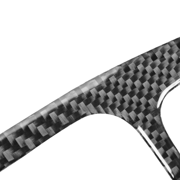 Carbon Fiber Car Central Control Instrument Large Panel Decorative Sticker for Dodge Challenger 2015 to Now, Left Driving