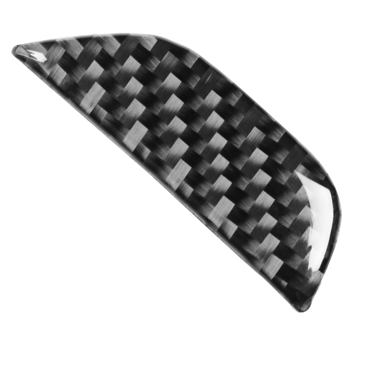 Carbon Fiber Car Central Control Armrest Storage Button Decorative Sticker for Dodge Challenger 2015 to Now, Left Driving