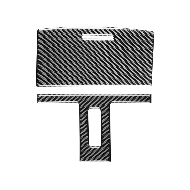 2 PCS / Set Carbon Fiber Car Reading Light Panel Decorative Sticker for Dodge Challenger 2015 to Now, Left Driving