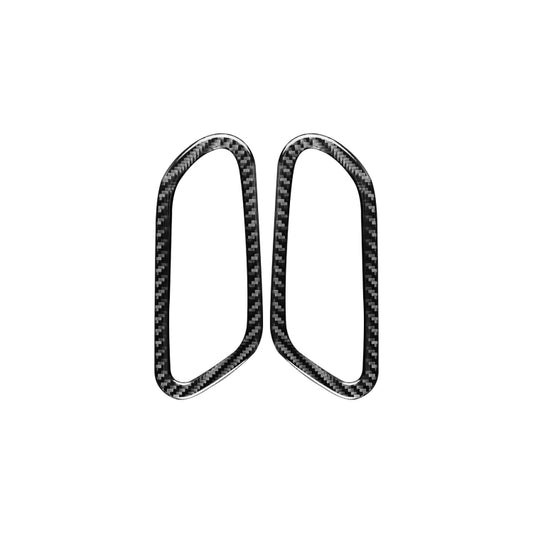 2 PCS / Set Carbon Fiber Car Inner Door Handle Decorative Sticker for Volkswagen Scirocco 2009-2016,Left and Right Drive Universal