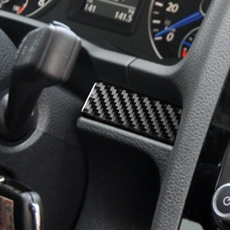 3 PCS / Set Carbon Fiber Car Dashboard Strip Decorative Sticker for Volkswagen Scirocco 2009-2016,Left Drive