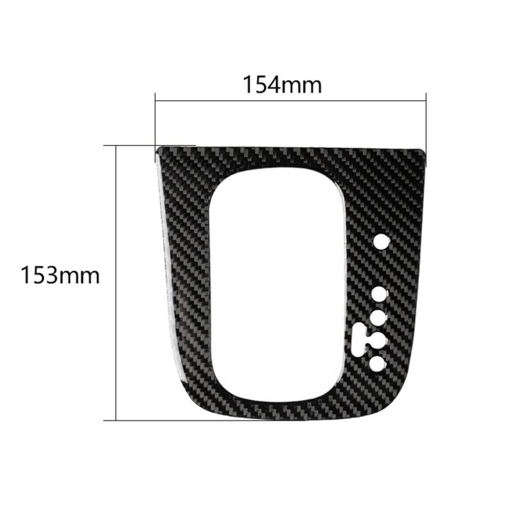 Carbon Fiber Car Gear A Decorative Sticker for Volkswagen Golf 6 2008-2012, Right Driving