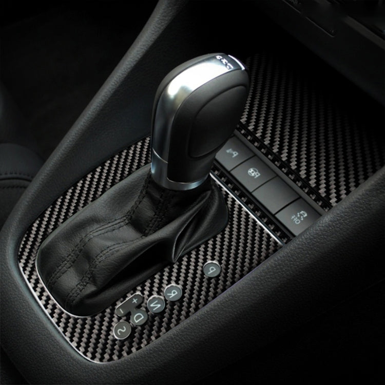 Carbon Fiber Car Gear A Decorative Sticker for Volkswagen Golf 6 2008-2012, Right Driving