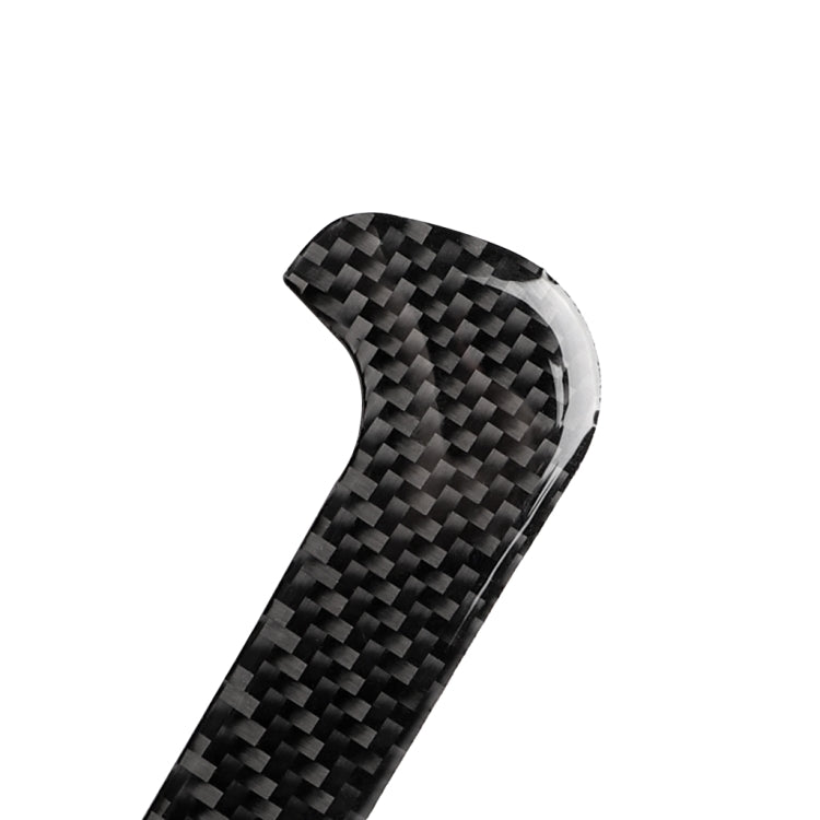 Carbon Fiber Car Central Control Strip Decorative Sticker for Volkswagen Golf 6 2008-2012, Left Driving
