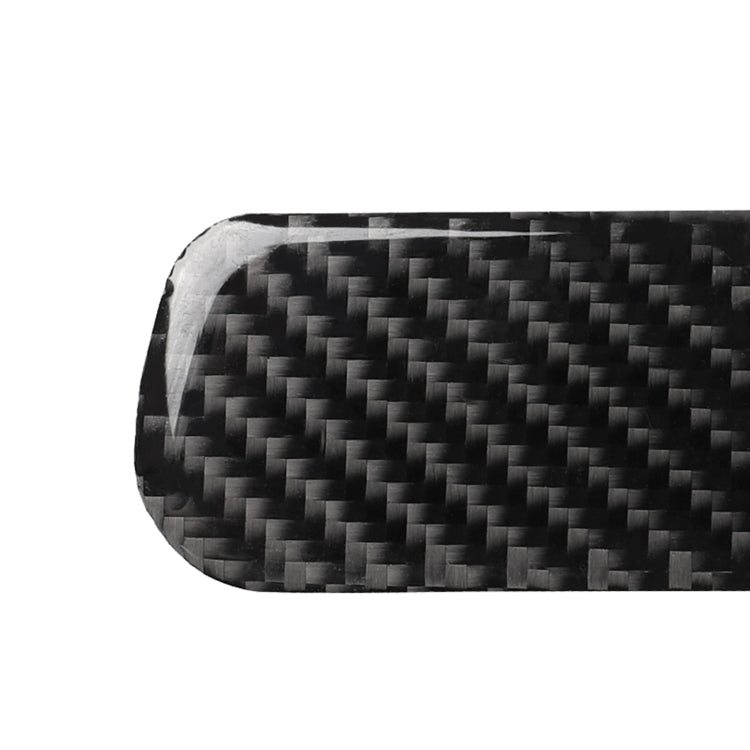 Carbon Fiber Car Central Control Strip Decorative Sticker for Volkswagen Golf 6 2008-2012, Right Driving