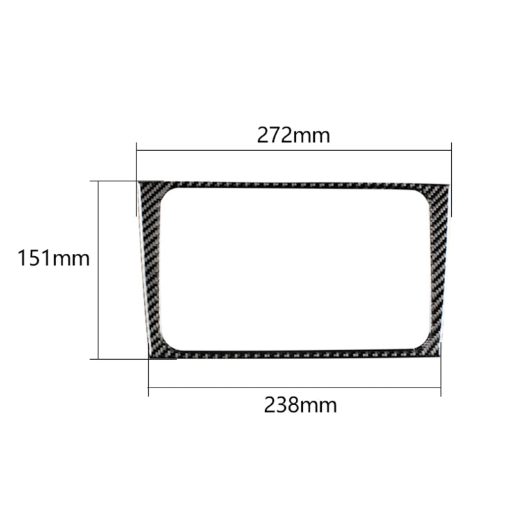 Carbon Fiber Car CD Panel Decorative Sticker for Volkswagen Golf 6 2008-2012