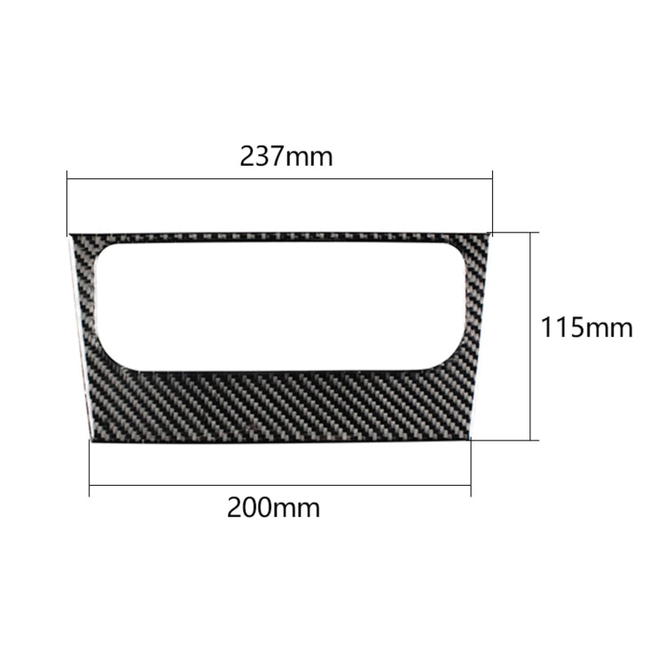 Carbon Fiber Car Air Conditioning Panel Decorative Sticker for Volkswagen Golf 6 2008-2012