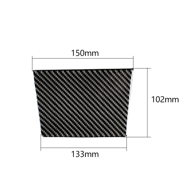Carbon Fiber Car Ashtray Panel Decorative Sticker for Volkswagen Golf 6 2008-2012