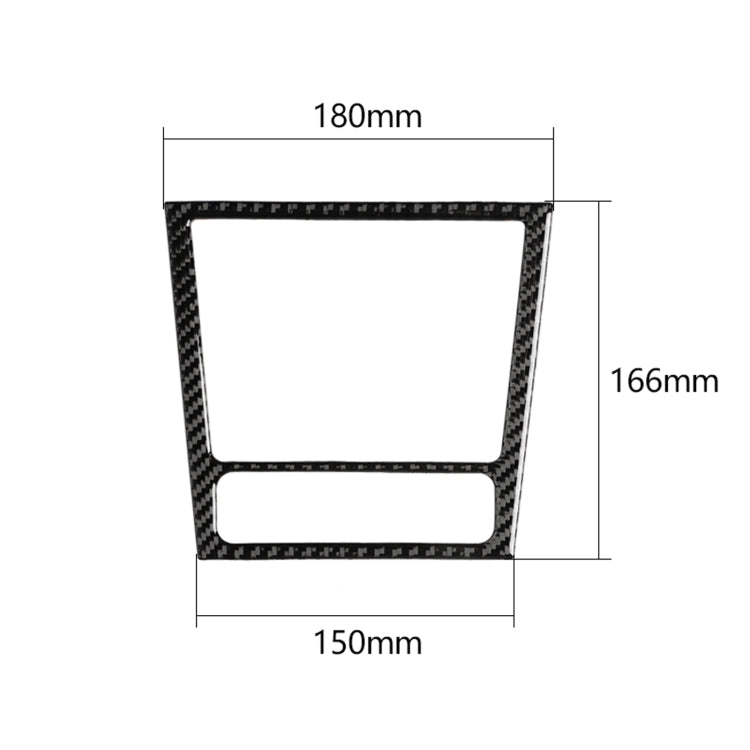 Carbon Fiber Car Ashtray Frame Decorative Sticker for Volkswagen Golf 6 2008-2012