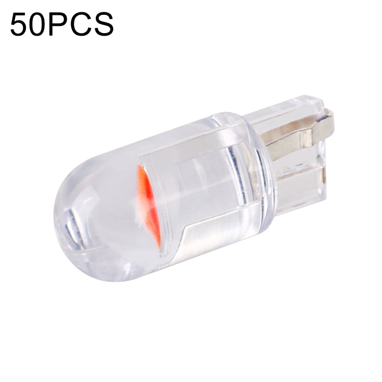 50pcs T10 DC24V / 0.36W / 0.03A Car Clearance Light COB Lamp Beads