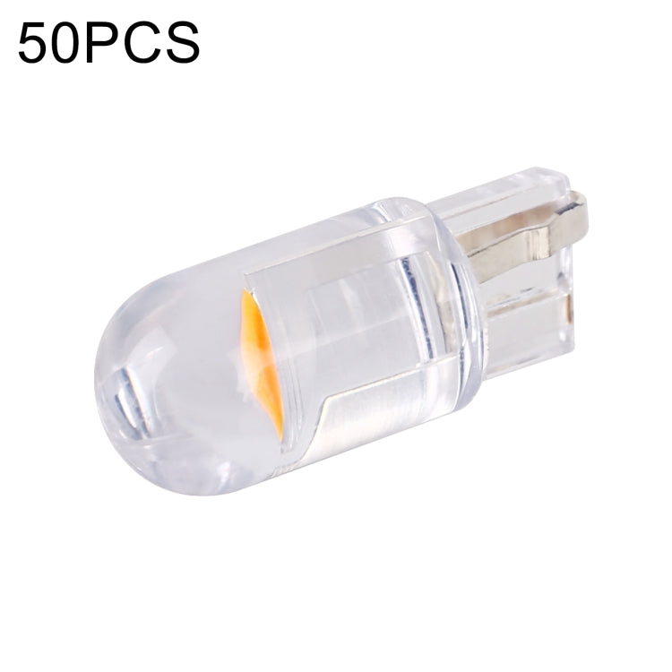 50pcs T10 DC24V / 0.36W / 0.03A Car Clearance Light COB Lamp Beads