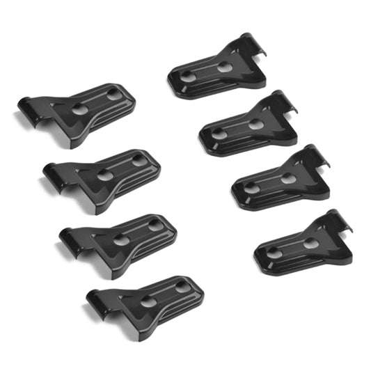 8 PCS Automotive ABS Side Door Hinge Protector Cover Trim for Jeep Wrangler JL 4 Door 2018-2019