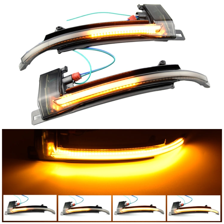 1 Pair For Audi A4 B8 Car Dynamic LED Turn Signal Light Rearview Mirror Flasher Water Blinker