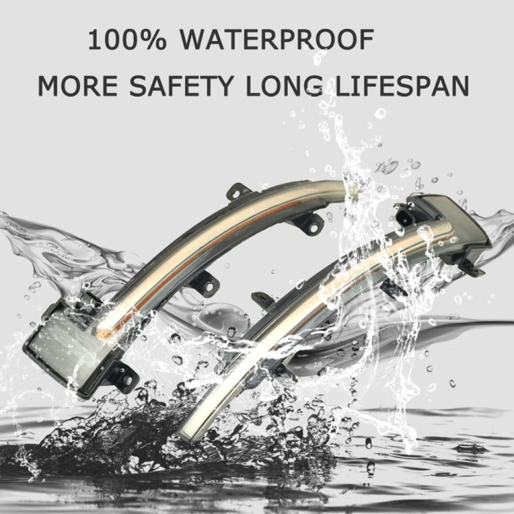 1 Pair For Audi TT MK2 2007-2014 Car Dynamic LED Turn Signal Light Rearview Mirror Flasher Water Blinker