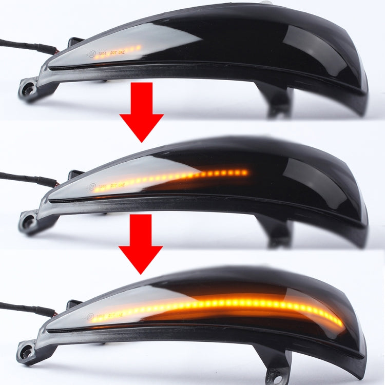 1 Pair For Honda Civic 2006-2011 Car Dynamic LED Turn Signal Light Rearview Mirror Flasher Water Blinker