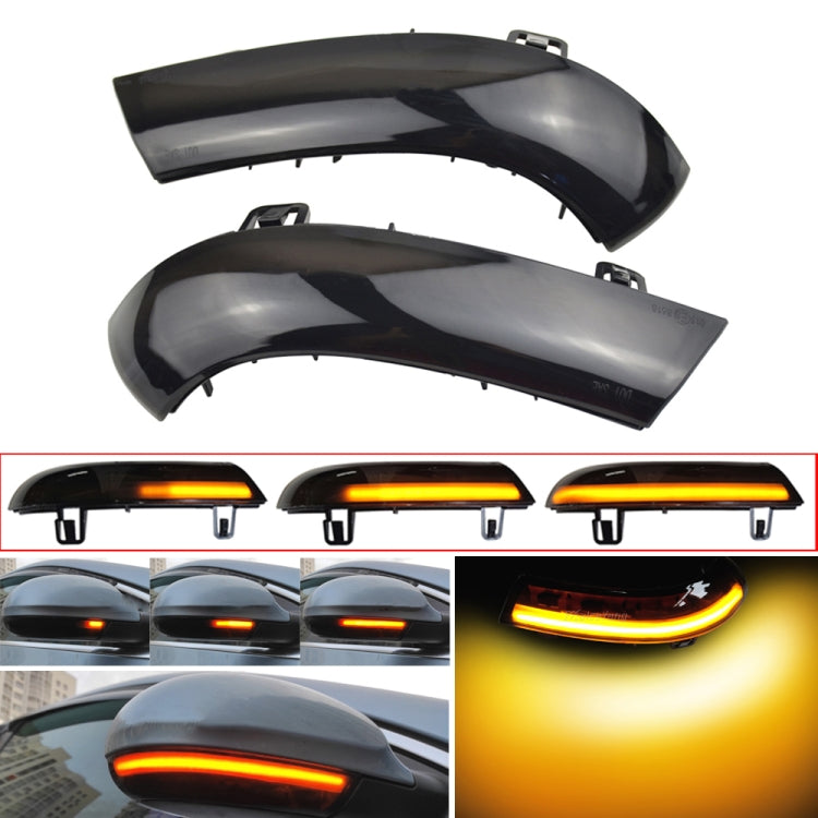 2pcs For Volkswagen Golf 5 MK5 2003-2008 Car Dynamic LED Turn Signal Light Rearview Mirror Flasher Water Blinker