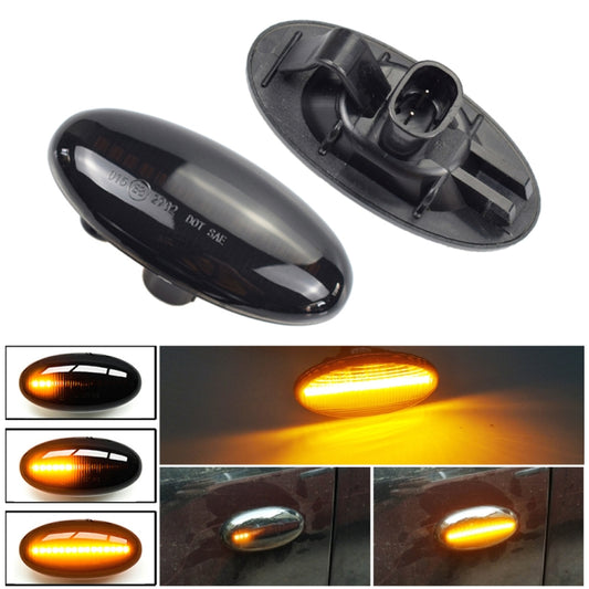 2pcs For Mazda 2 DY 2003-2007 Car Dynamic LED Fender Side Light